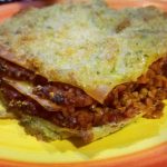 Lasagne al ragù di Soya e besciamella agli asparagi