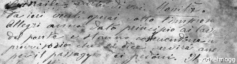 1910/07/13 Novità sul Ponte